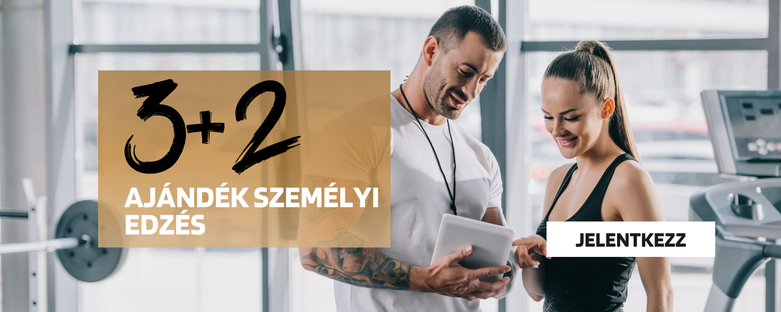 AJÁNDÉK 2 DARAB SZEMÉLYI EDZÉS