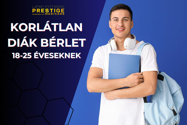 KORLÁTLAN DIÁK HAVIBÉRLET (18-25 éveseknek)